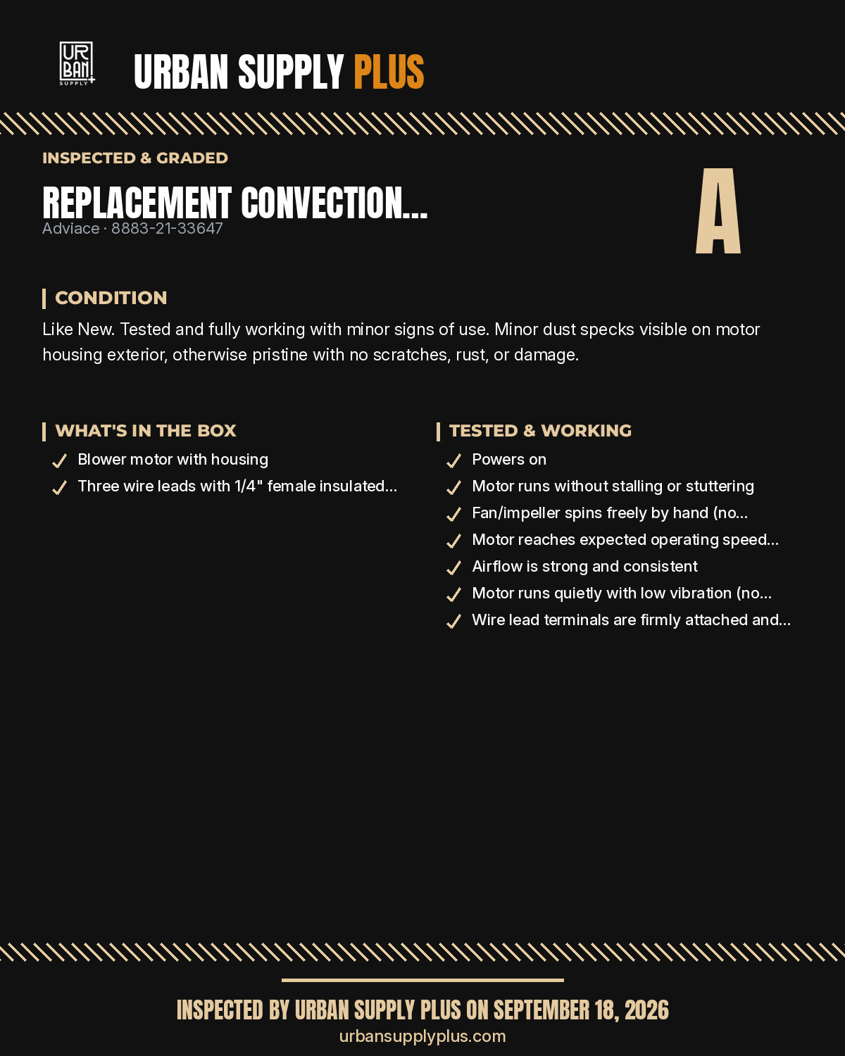 Diagnostic sheet