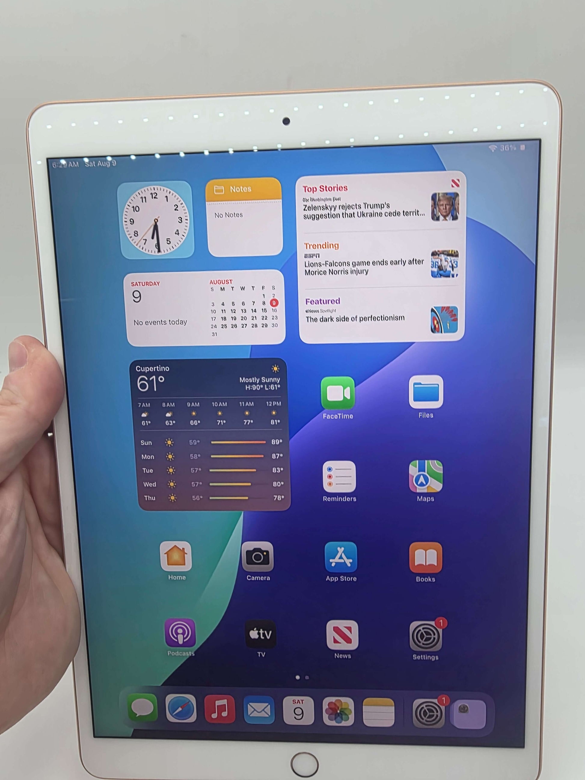 Apple iPad Air 3rd Gen side view