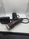Andis 68530 Excel Professional 5-Speed Detachable Blade Clipper Kit - Burgundy
