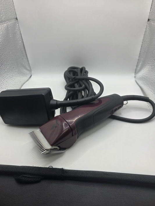 Andis 68530 Excel Professional 5-Speed Detachable Blade Clipper Kit - Burgundy