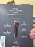 Andis 68530 Excel Professional 5-Speed Detachable Blade Clipper Kit - Burgundy