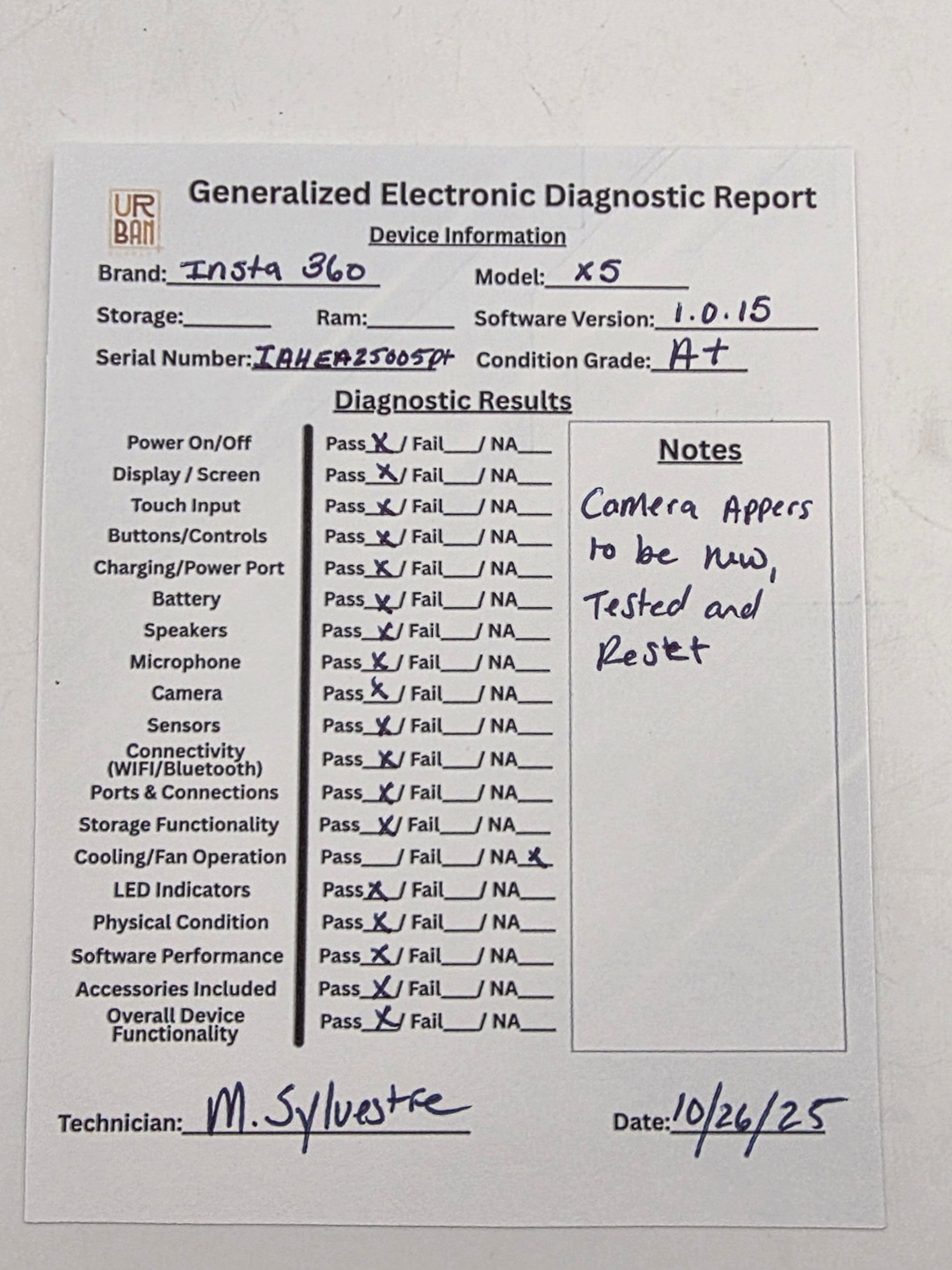Insta360 X5 8K 360° Action Camera