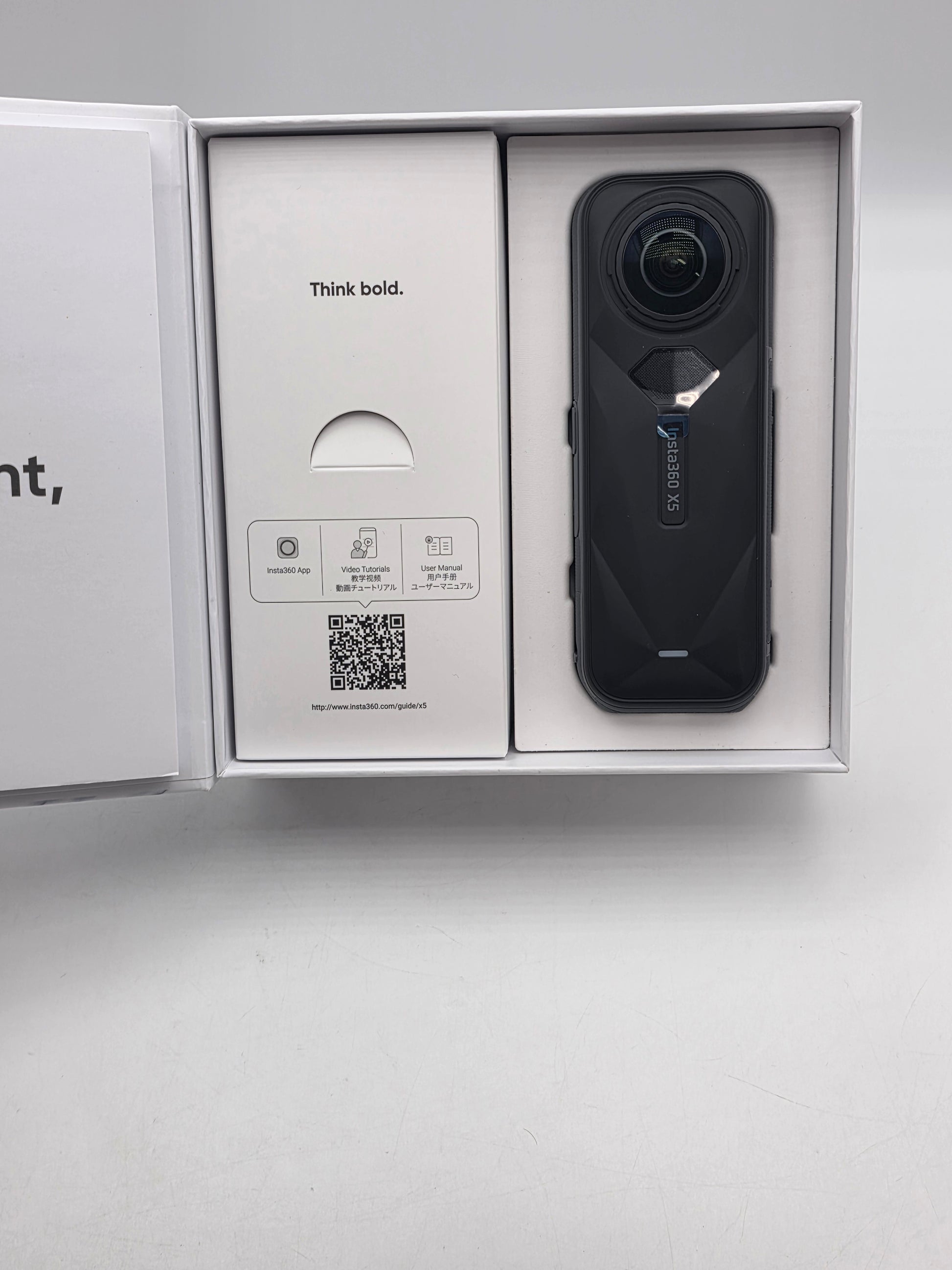 Insta360 X5 front view