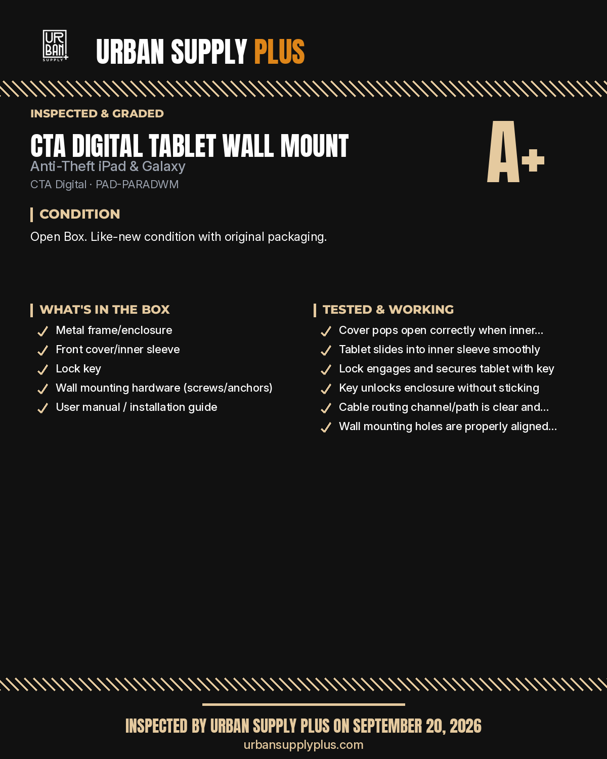 Diagnostic sheet