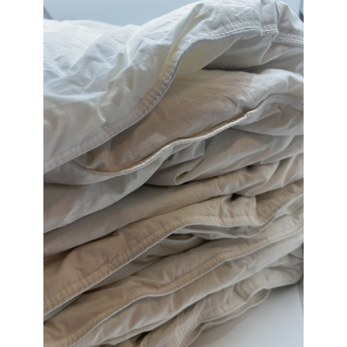 puredown Goose Down Comforter Full/Queen 90x90 Cream Open Box — photo 3