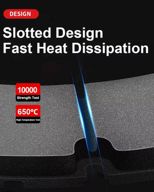 Premium Ceramic Rear Brake Pads Set