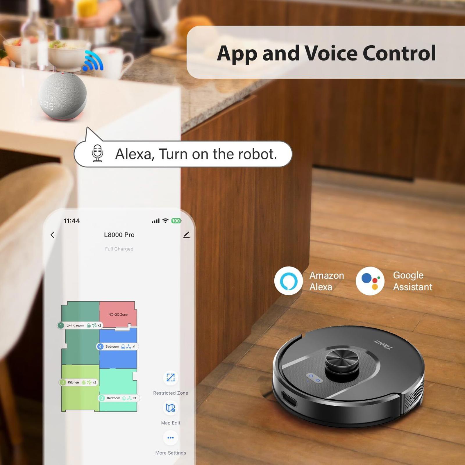 Tikom Robot Vacuum and Mop Combo