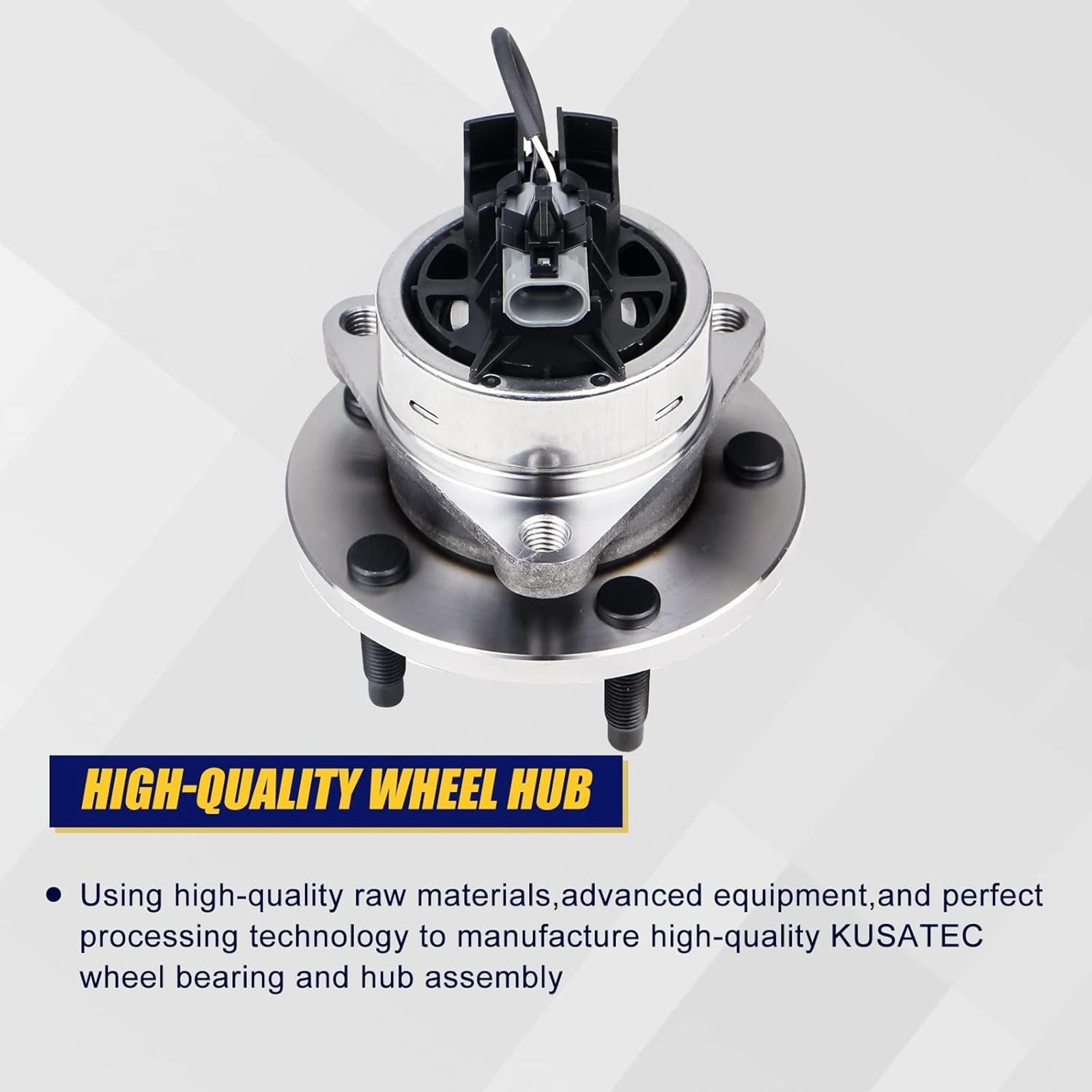 KUSATEC 513206 Front 2PCS Wheel Bearing and Hub Assembly
