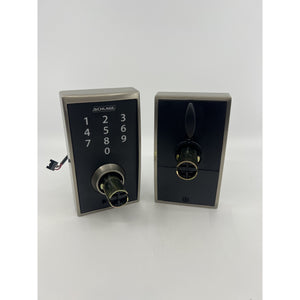 Schlage Touch Electronic Lock Century Lever Satin Nickel Open Box — photo 3