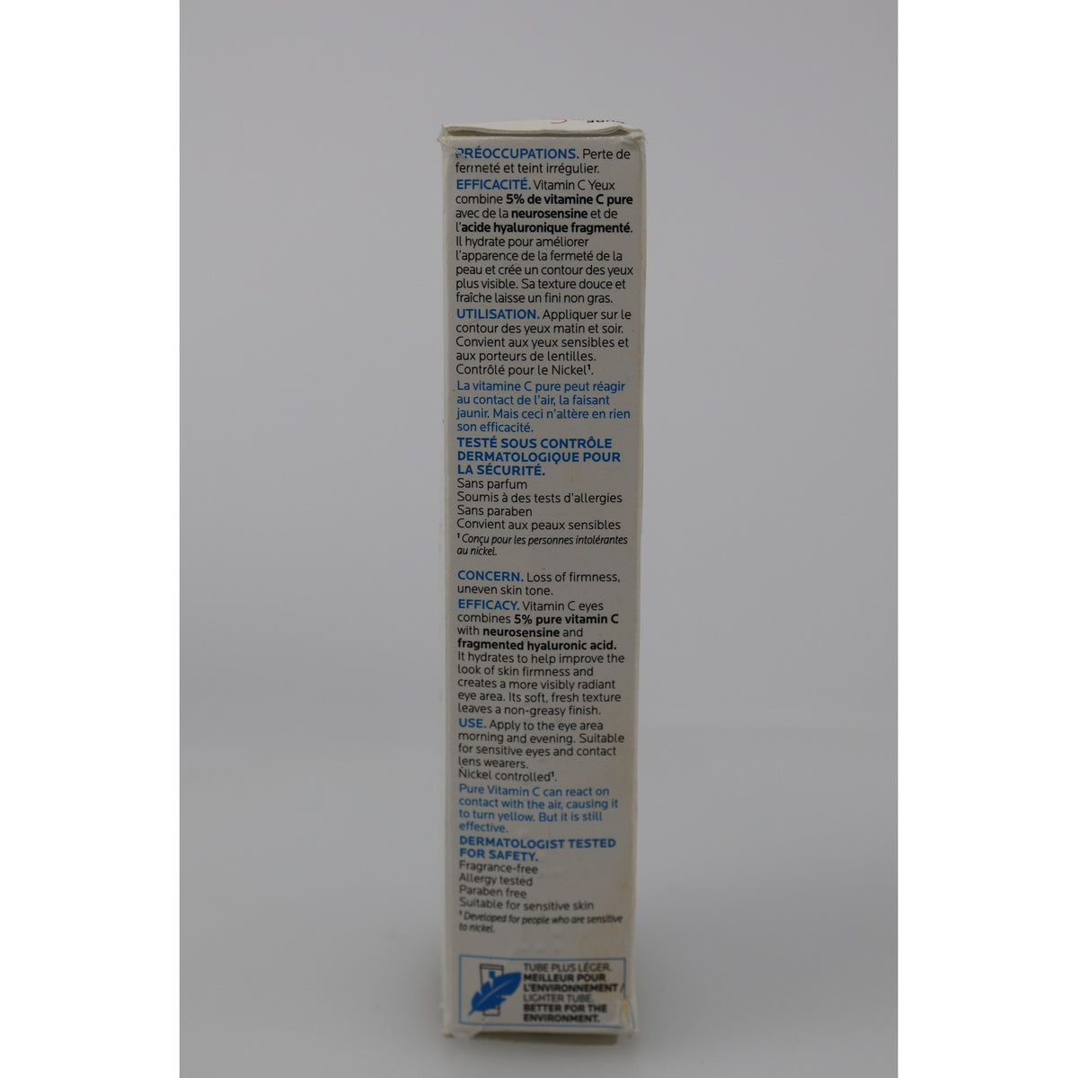 La Roche-Posay Pure Vitamin C Eyes Firming Moisturizing Filler 0.5oz Open Box — photo 3