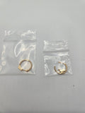 IGI Certified 0.5 Carat Lab Grown Diamond Hoop Earrings in 14K Gold