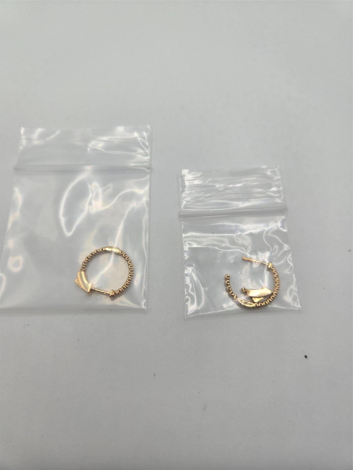 IGI Certified 0.5 Carat Lab Grown Diamond Hoop Earrings in 14K Gold