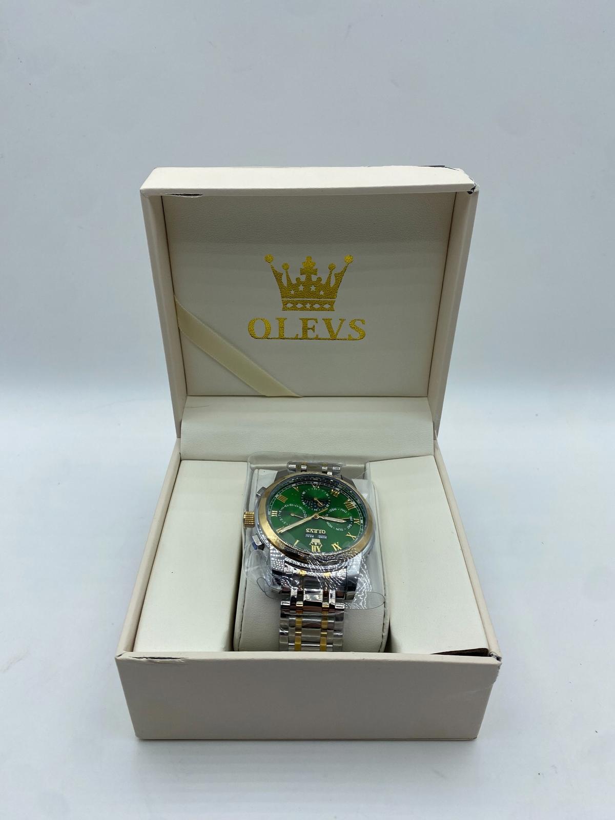 Self-Winding Two-Tone Mechanical Dress Wristwatch