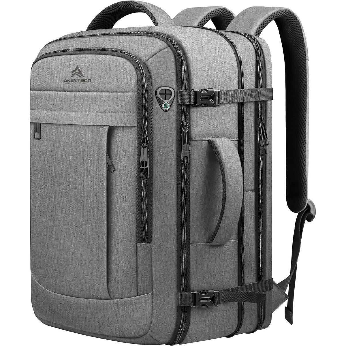 AREYTECO F036 Carry On Backpack 50L Travel Laptop Bag Grey New — photo 6