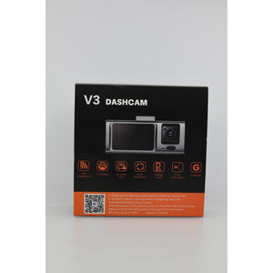 AiseeZoon 3-Channel Dash Cam 2.5K Front Rear Inside WiFi 64GB Open Box — photo 4