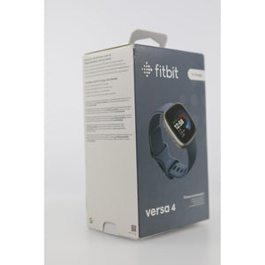 Fitbit Versa 4 Fitness Smartwatch Waterfall Blue/Platinum Open Box — photo 9