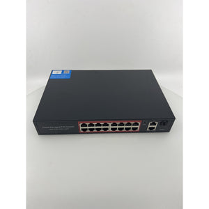 STEAMEMO 16-Port Managed PoE+ Switch 240W 2G Uplink 1.25G SFP Like New — photo 3