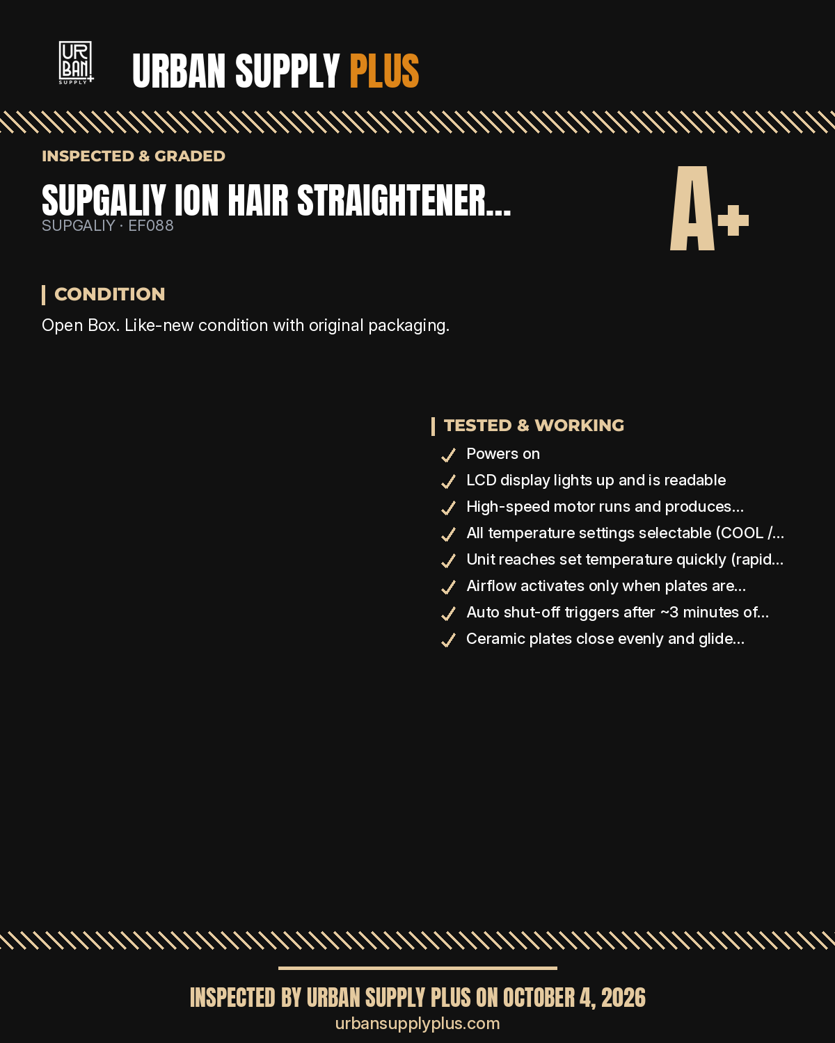 Diagnostic sheet