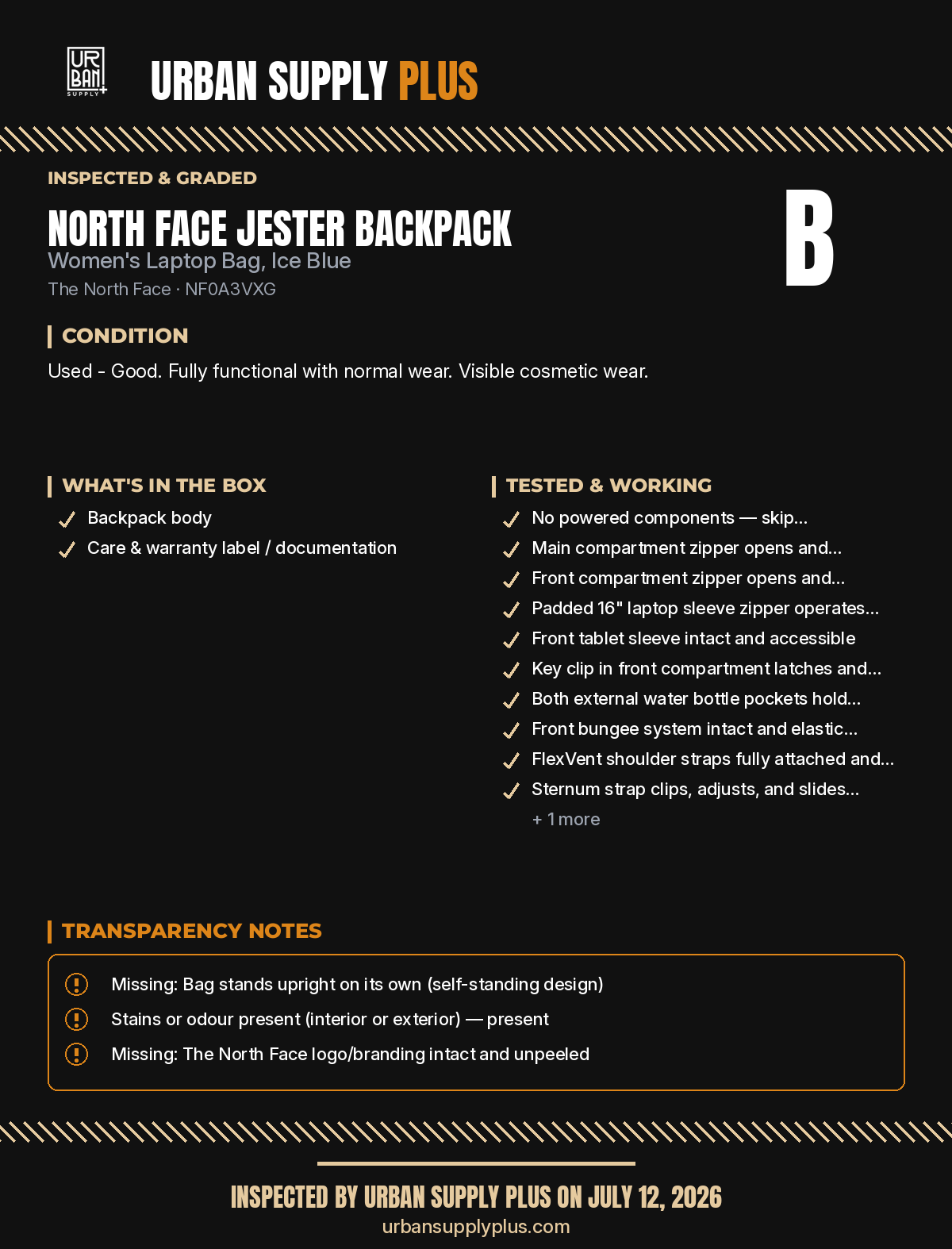 Diagnostic sheet