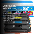 Canon 067H Toner Cartridge Set