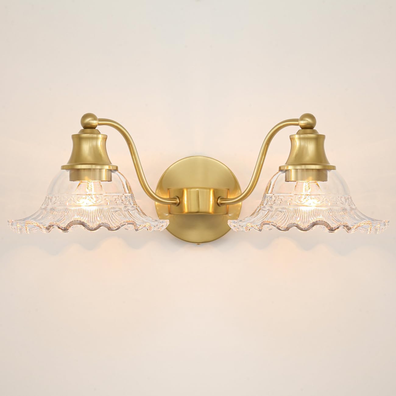 DSMJFU Vintage 2-Light Bathroom Vanity Light