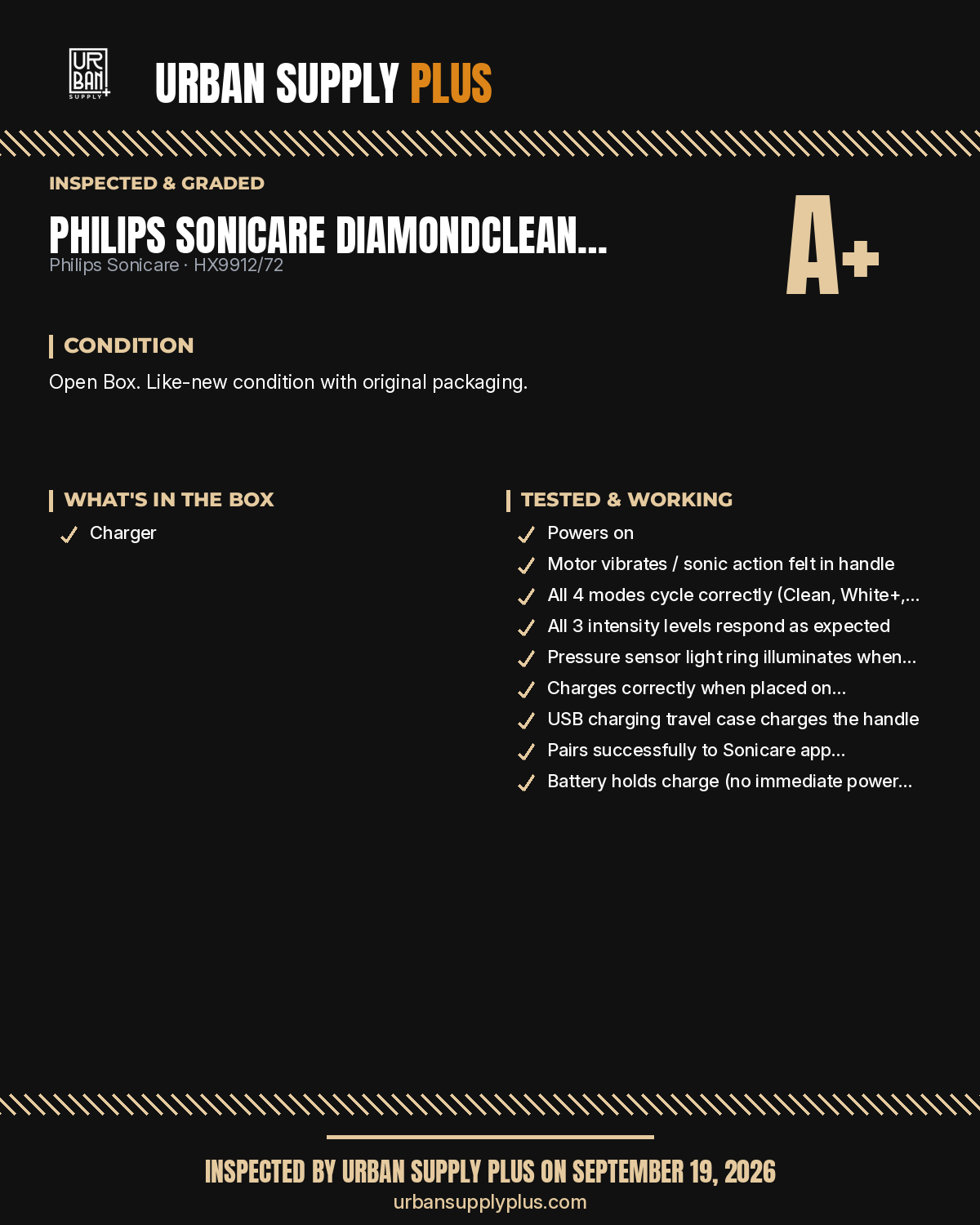 Diagnostic sheet