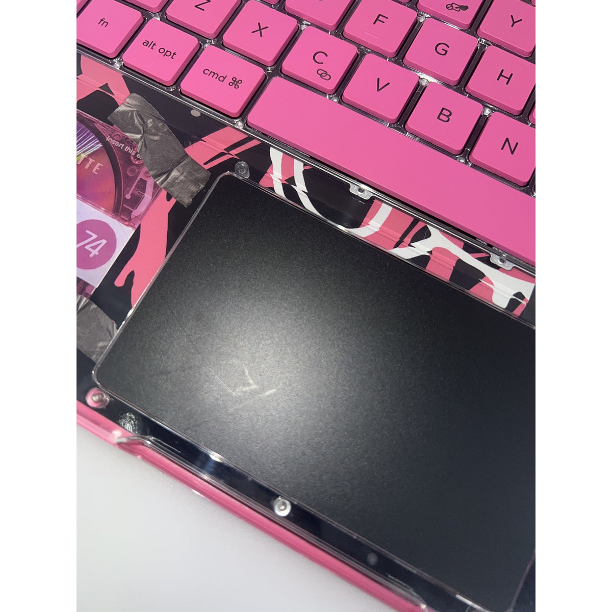 Auupgo iPad Pro 13" M4/M5 Keyboard Case 7-Color Backlit Pink Like New — photo 6