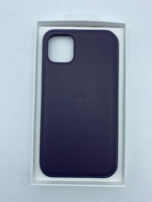 Apple Leather Folio for iPhone 11 Pro Max - Aubergine