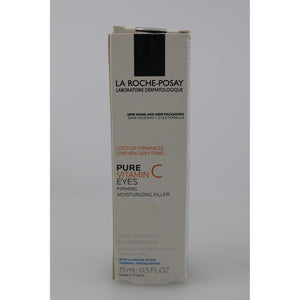 La Roche-Posay Pure Vitamin C Eyes Firming Moisturizing Filler 0.5oz Open Box — photo 1