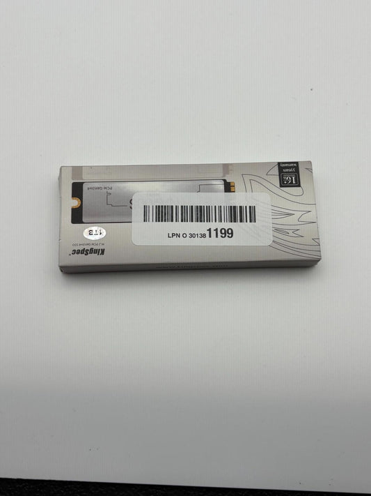 KingSpec 1TB MacBook SSD NVMe PCIe Gen3x4 3D NAND TLC, Read Up to 3500MB/s,