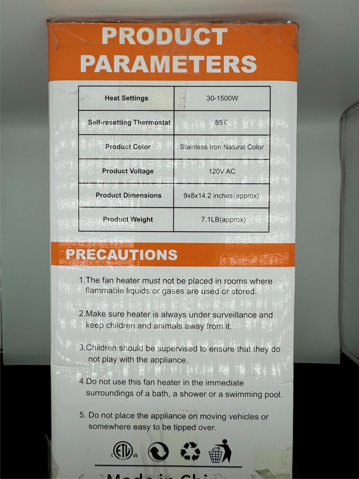 Buyplus Greenhouse Heater with Digital Thermostat
