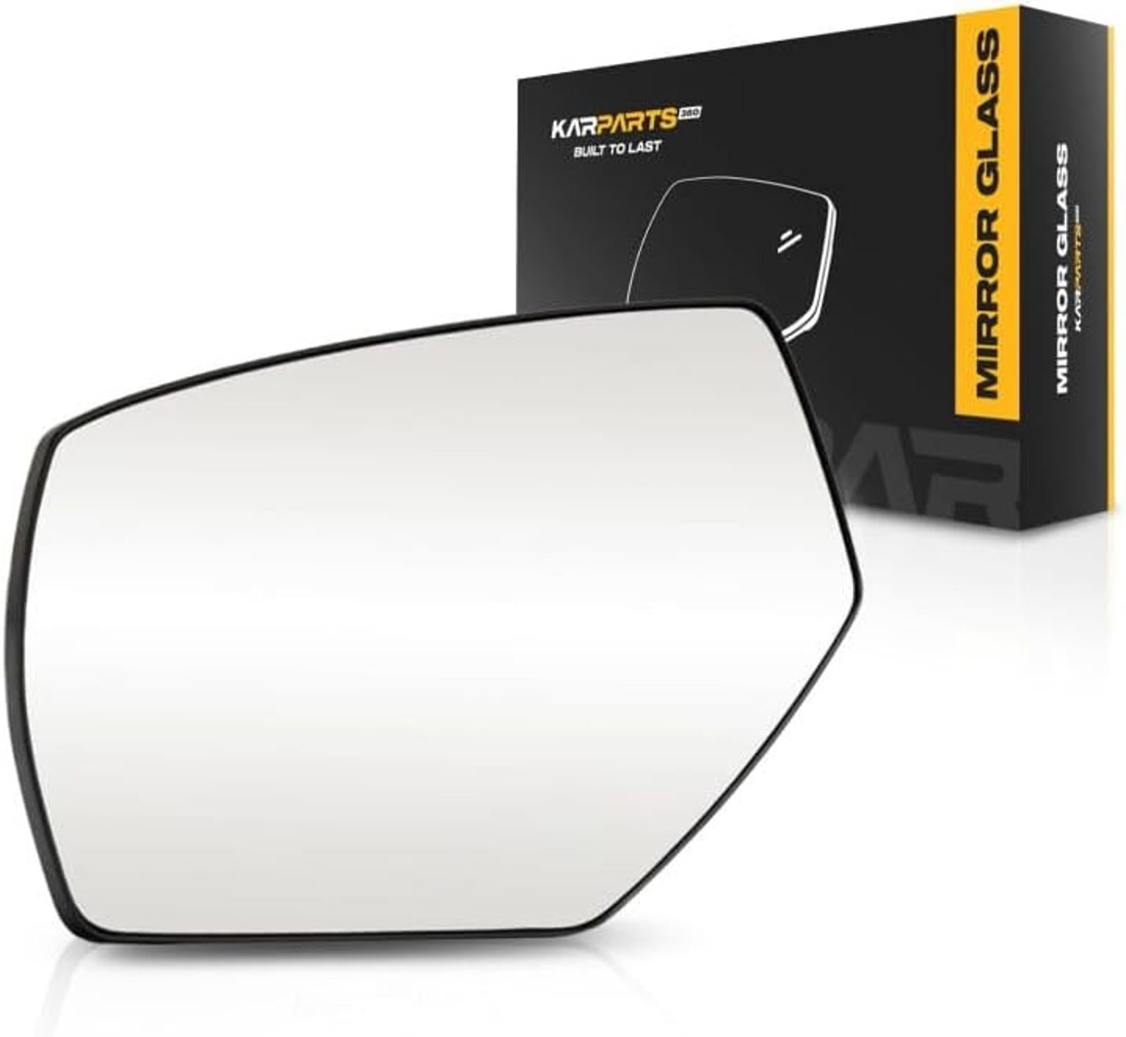 KarParts360 For Chevy Silverado 1500 2014-2019 Mirror Glass Driver Side  Heated