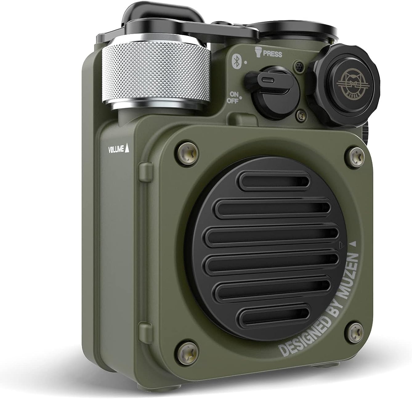 Muzen Wild Mini Rugged Outdoor Bluetooth Speaker - Green