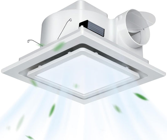 Gopper 12" Bathroom Exhaust Fan with LED Light