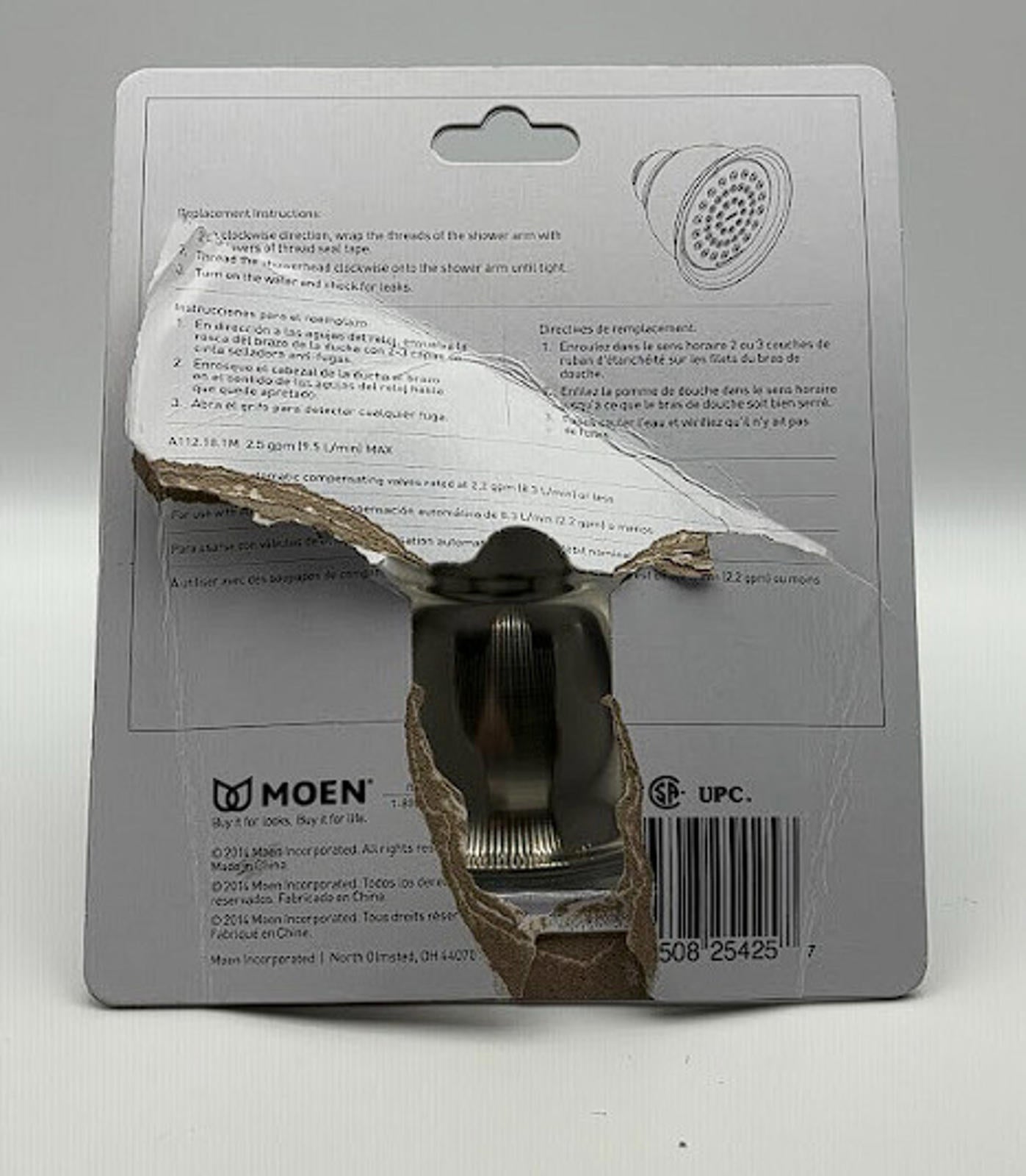 Moen CL6302BN 4.38-Inch Single Function Showerhead