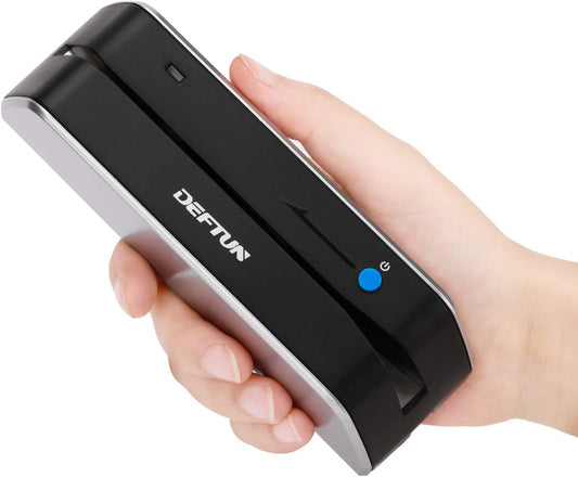 Deftun Bluetooth MSR-X6(BT) Magnetic Stripe Card Reader Writer Encoder Mini Portable