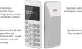 Punkt MP02 4G LTE Minimalist Mobile Phone - Light Grey