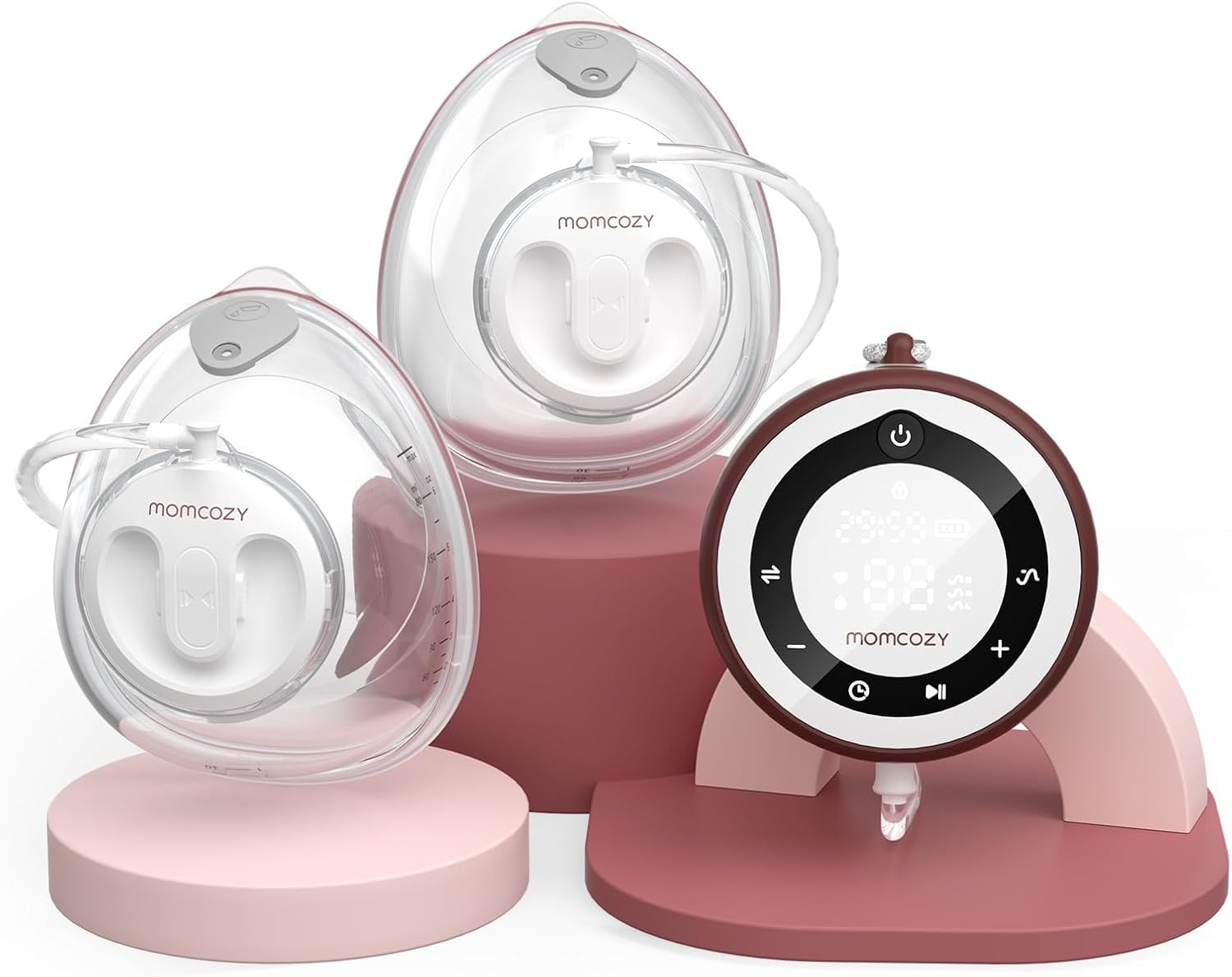 Momcozy V1pro Hospital-Grade Wearable Breast Pump – 2-Pack