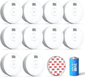 SITERWELL Smoke Detector 10-Year Battery with Photoelectric Sensor - 10 Pack