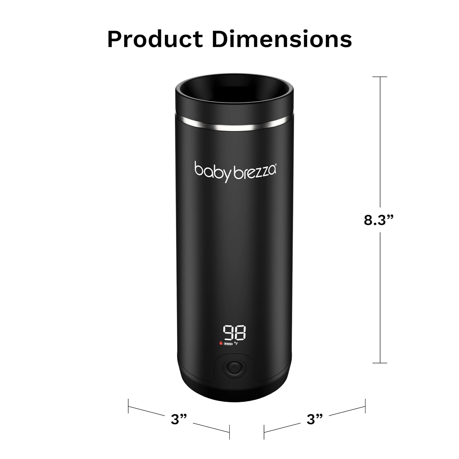 Baby Brezza Bottle Warmer Black