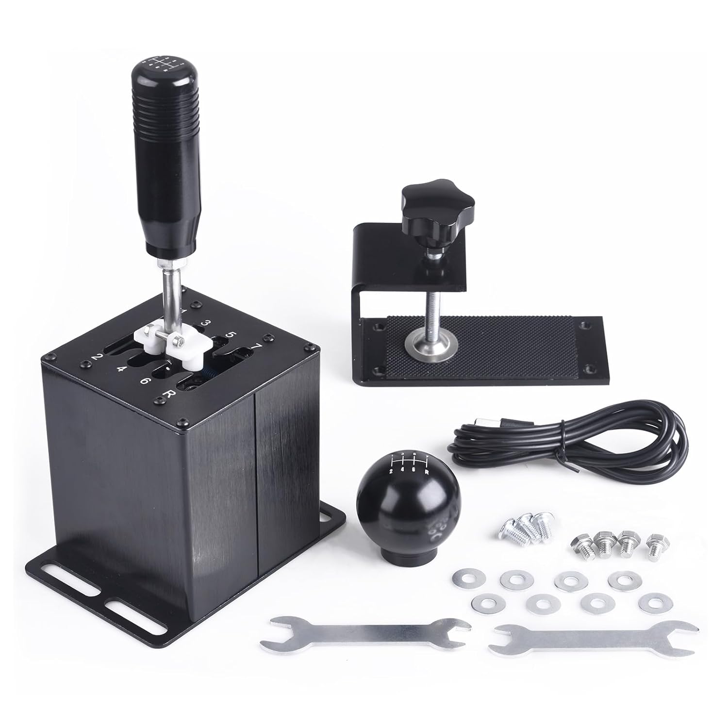 CNRAQR PC USB Simulator Shifter 7+R H Gear Shifter