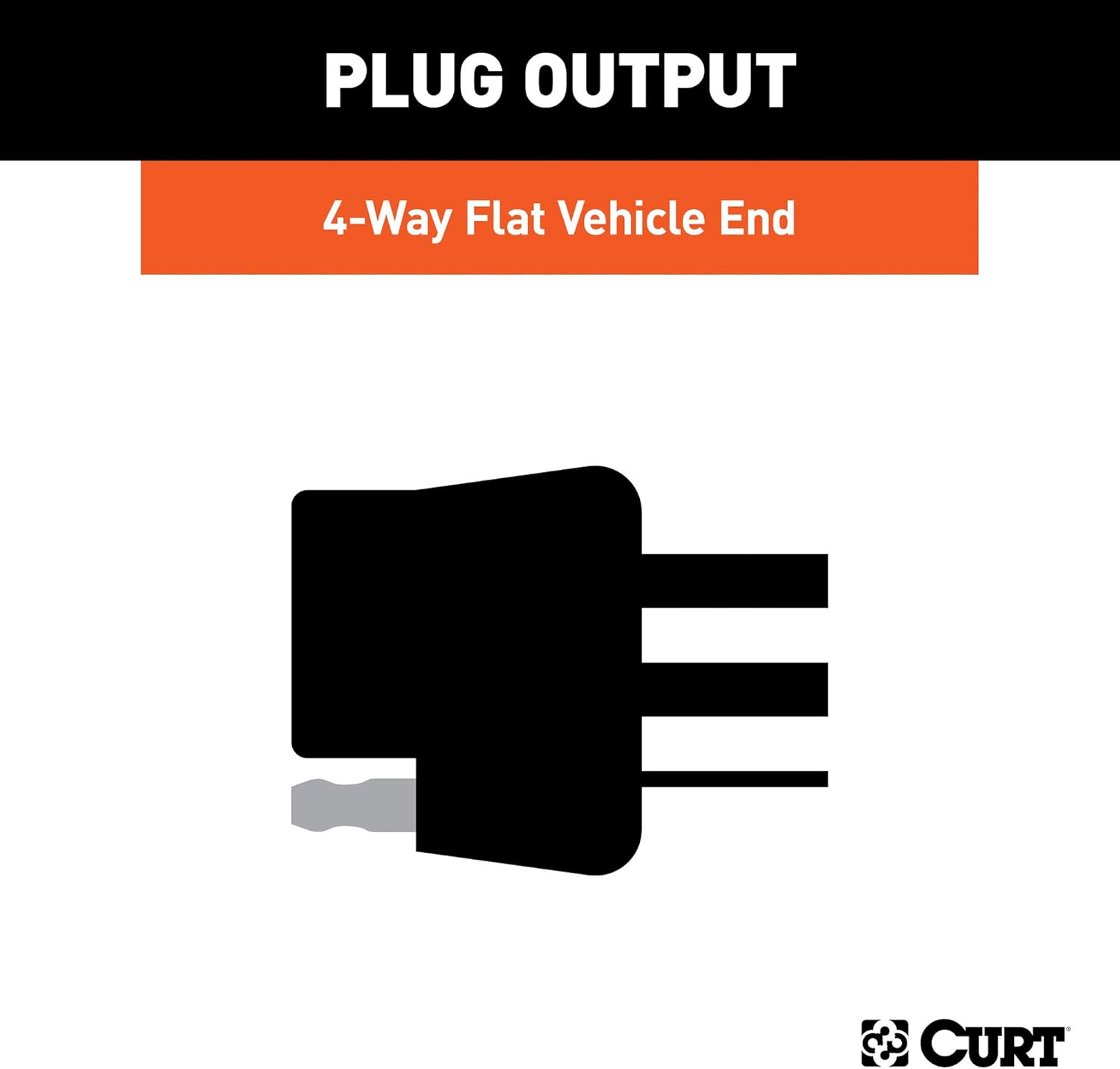 CURT 56257 Vehicle-Side Custom 4-Pin Trailer Wiring Harness for Chevrolet Captiva Sport