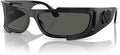 Versace Man Sunglasses Black Frame Dark Grey Lenses 67MM