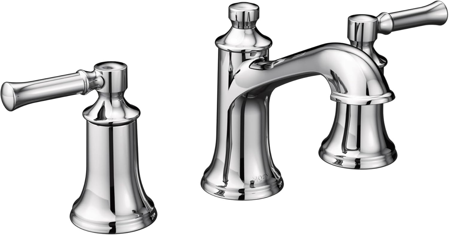 Moen Dartmoor Chrome Two-Handle Widespread Bathroom Faucet