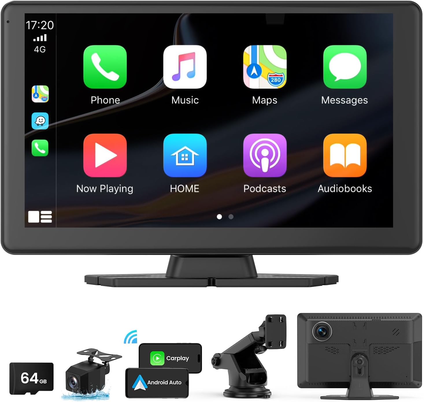 VyKure Portable CarPlay Screen