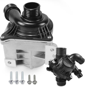 MUNIK 11517632426 Electric Engine Water Pump & Thermostat for BMW Models