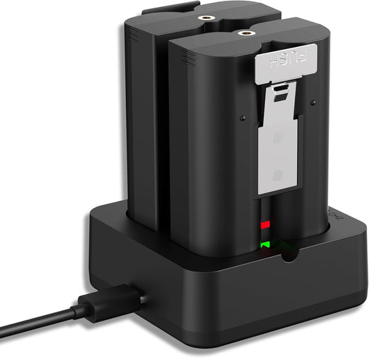 2-Pack Replacement Battery for Ring Doorbell