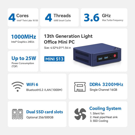 Beelink Mini S13 Mini PC