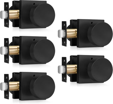 Haidms Matte Black Door Knobs Interior Privacy