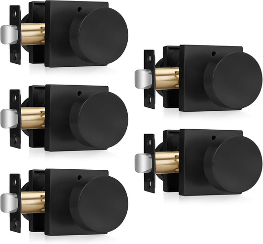 Haidms Matte Black Door Knobs Interior Privacy